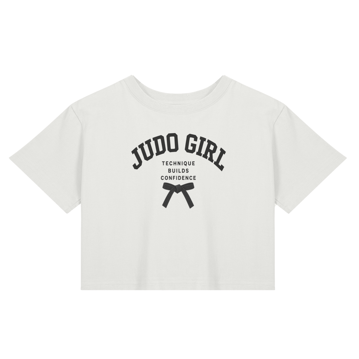 Judo Girl Cropped Tee